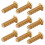 50Pcs Copper M6x20 Round Hex Socket Screws Industrial Fasteners 10