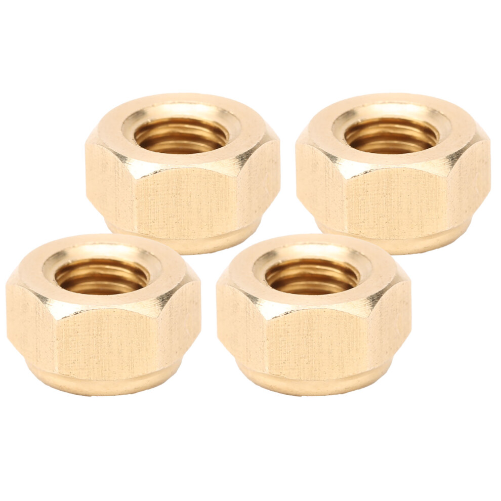 50Pcs Self-Locking Pure Copper Nuts M3-M6 Durable Fastener Hardware Set 9451359984304