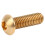 50Pcs Copper M6x20 Round Hex Socket Screws Industrial Fasteners 4