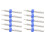 10Pcs Tungsten Carbide Nozzle Cleaning Needles 0.1mm for 3D Printer 12