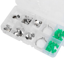Dental-Matrix-Kit, Edelstahl-Contour-Rings und Wedges für Zahnrestauration