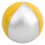 Portable Durable PU Juggling Balls Set Yellow/Silver 3Pcs 8