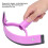 Equine Sweat Scraper Handheld Grooming Tool Soft Grip Plastic & Rubber Handle 4