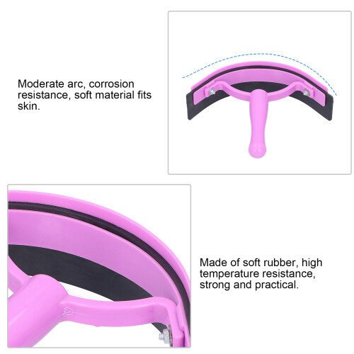 Equine Sweat Scraper Handheld Grooming Tool Soft Grip Plastic & Rubber Handle 2