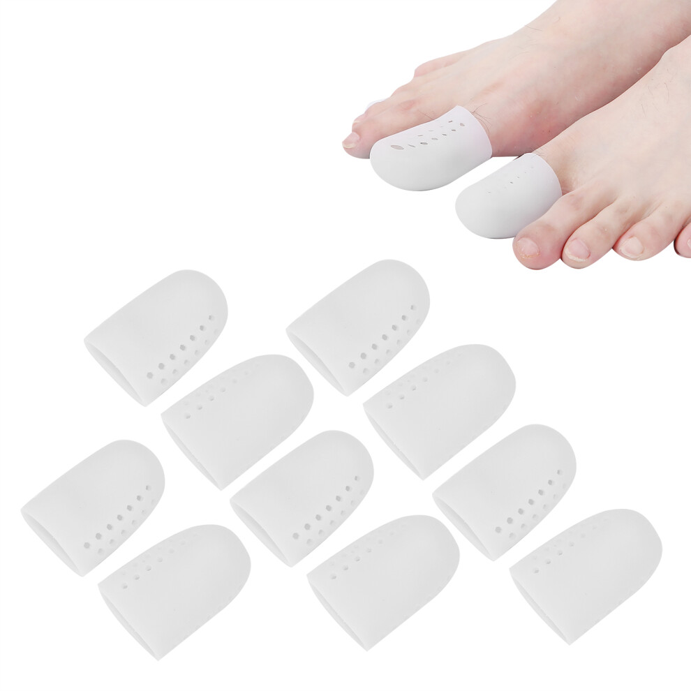 10 Pairs SEBS Breathable Toe Protectors Pain Relief Blister Separators