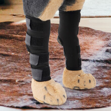 Schwarze M Hundelehne-Bandage Paar: SBR-Material für Stabilität & Schmerzlinderung