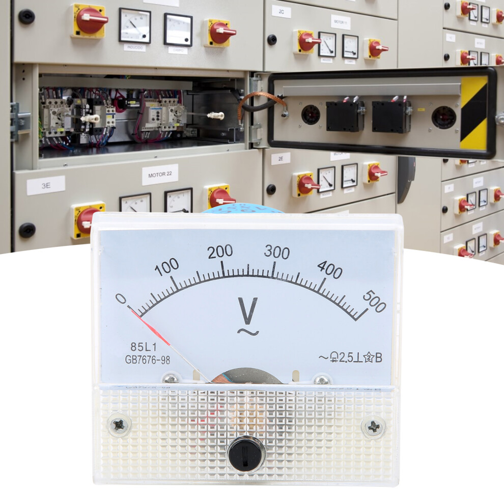 85L1 Ac 0-500V Pointer Voltmeters, 63X56mm Electrical Tool 8201359990130