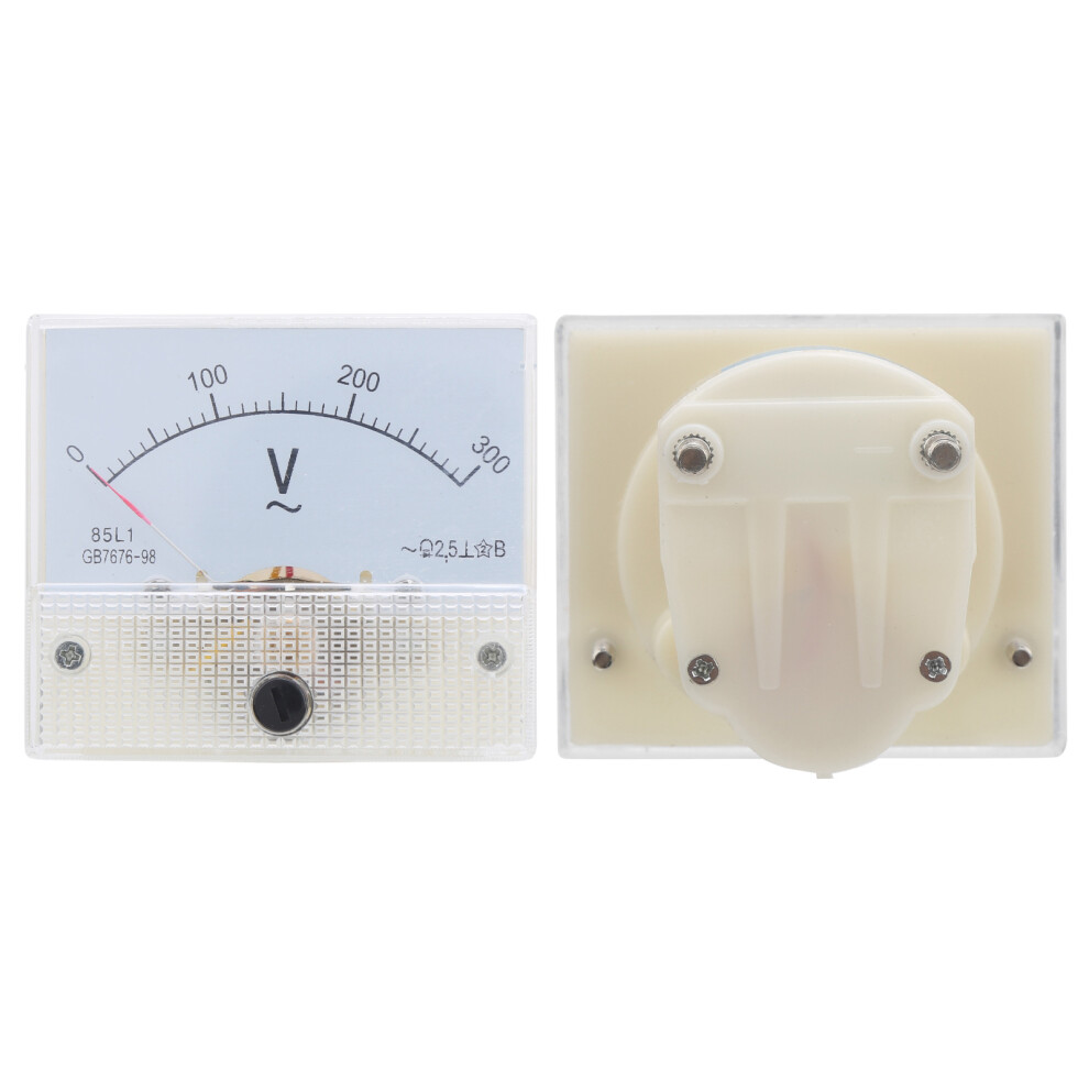 85L1 Ac 0-300V Pointer Voltmeter Abs 63X58x56mm Clear Scale 9301359990129