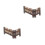 2 Mini Omheining Decoratief Handgemaakt 8