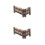 2 Mini Omheining Decoratief Handgemaakt 10