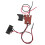 2pcs Stepless Speed Control Trigger Switch with Light for Lithium Saw, 7.2V-24V 7