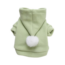 Adorable Hundewinter Hoodie Mit Hut Jacke Für Kleine Grün