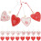 40 Valentines Holz Bastelmaterial Hängendes Teil 11