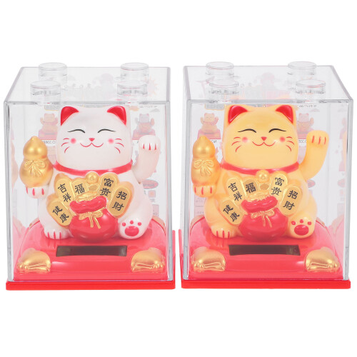 6 Solar Winkende Japanischer
