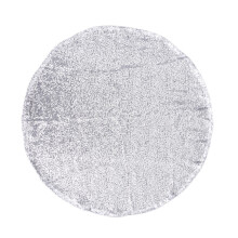 3Stück Tischdecke Silber Glitzer Rund Für Hochzeit Hotel Restaurant