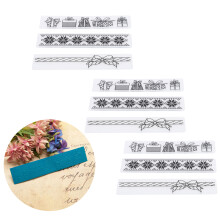 Embossing Folder 9Pcs Flower Plastic Craft Templates for Paper Card Making DIY