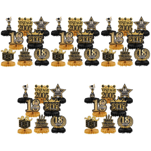 5 Sets Honigwabe Mitte Für Geburtstagsparty 2