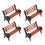 4 Mini Hocker Für Häuschen Garten Deko 3
