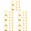 50 Bankett Schilder Dekorative Accessoires 6