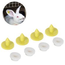 100Pcs Small Animal Ear Tags with Anti-Dropping Design for Easy ID