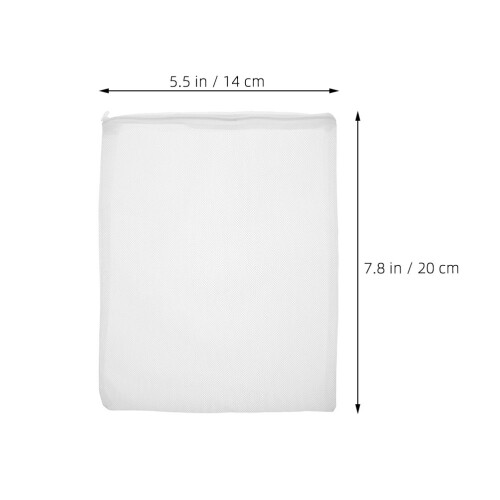 24Stk Aquarium Filterbeutel Feinmaschig Polyester Mit Reißverschluss 1