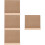 4Stk Kleines Memo Board Dichtungsplatte Desktop Doppelseitig 9