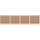 4Stk Kleines Memo Board Dichtungsplatte Desktop Doppelseitig 6