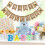 3 Sets Baby Party Leinen Banner 3