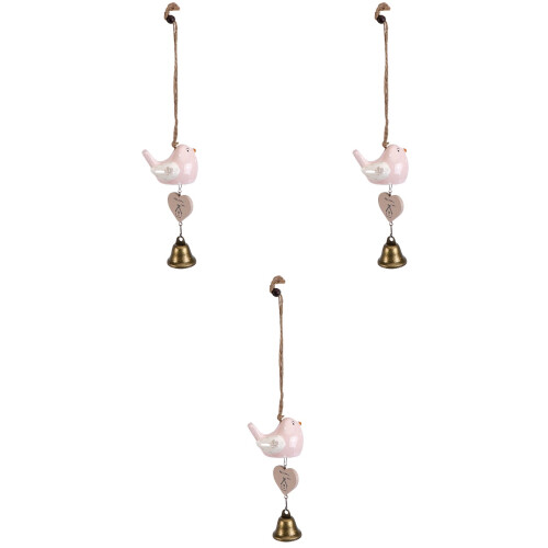 3 Windglocke Cartoon Kinder Anhänger Pink 2