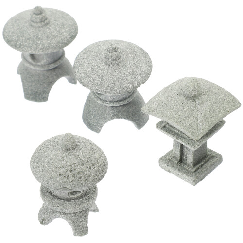 16 Mini Japanischer Laterne Bonsai Deko 1