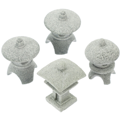16 Mini Japanischer Laterne Bonsai Deko 2