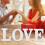4 Sets Tischschild Buchstabe Liebe Wort Schild Valentinstag 4