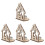 12 Indoor Holz Kerzenständer Für Desktop (Khaki) 10
