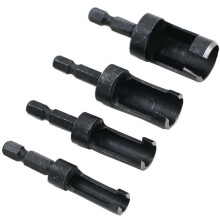 Wooden Plug Hole Cutter Bit Kit Carbon Steel Woodworking Drill