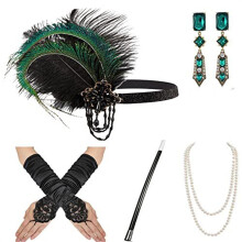 1920s Vintage Cos-play Gatsby Party Costume Accessories Set-11