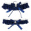 2 Paar Bowknot Strumpfhalter Oberschenkelring Hochzeitsaccessoire 2