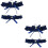 2 Paar Bowknot Strumpfhalter Oberschenkelring Hochzeitsaccessoire 7