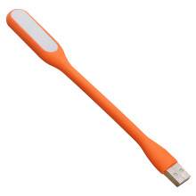 Portable Mini Flexible USB LED Light Energy Saving Lamp-Orange
