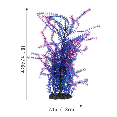 1 Planta Artificial De Plástico Para Acuario 1
