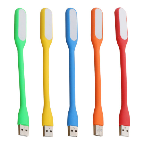 Portable Mini Flexible USB LED Light Energy Saving Lamp-Orange 1