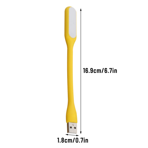 Portable Mini Flexible USB LED Light Energy Saving Lamp-Orange 2