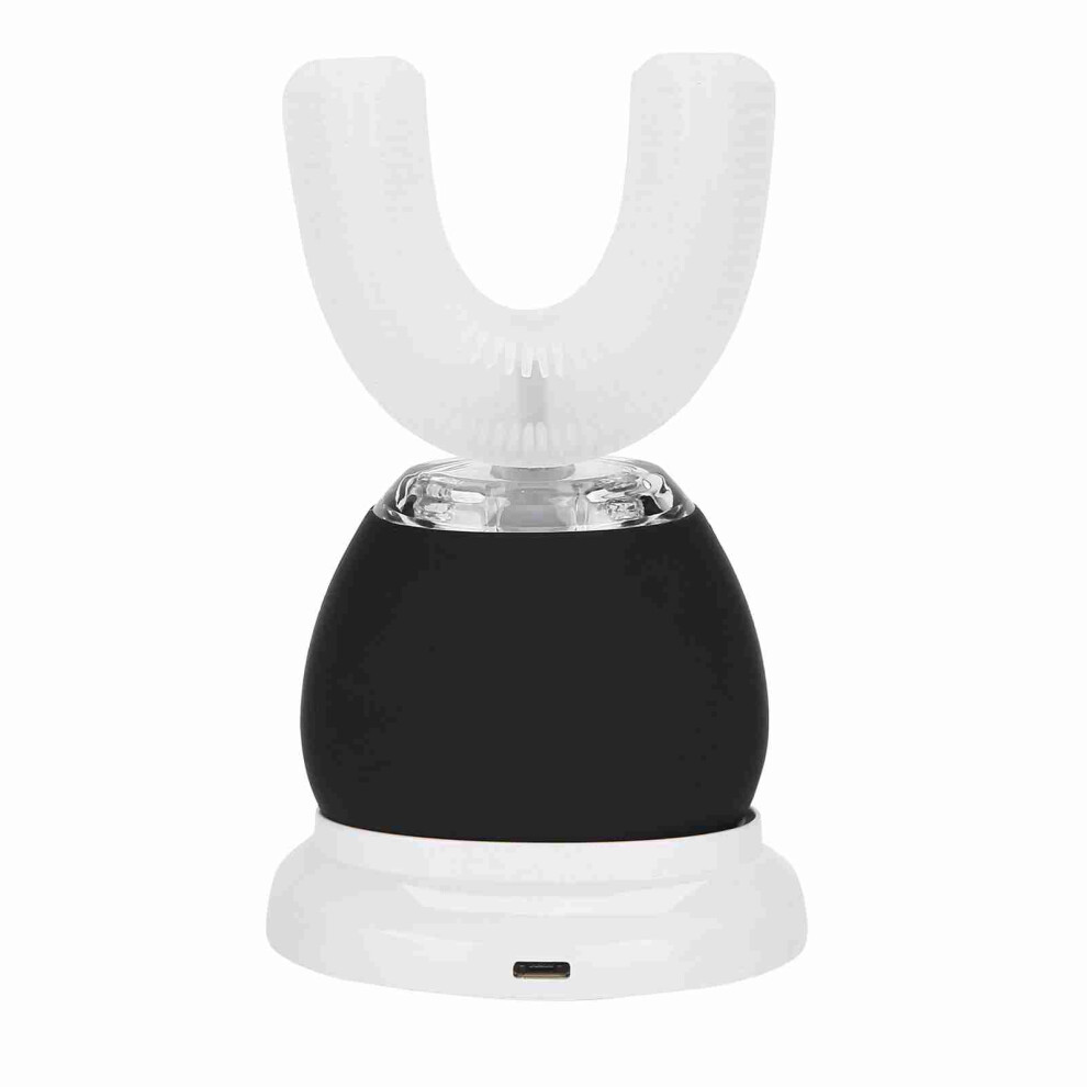 Black Brightening Smart U Shape Electric Toothbrush Ultrasonic Technology