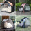 Living And Home Portable Transparent Pet Carrier, Black 5