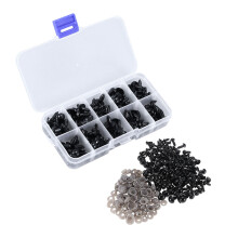 2 Cajas/284 Unidades Ojos Y Narices De Plástico Para Manualidades