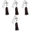 4Pcs Colgante Para Espejo De Decoración Interior 5