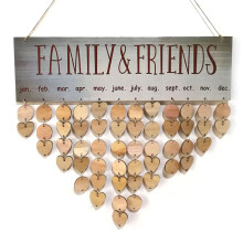 3 Piezas Tablero Colgante Y Madera Diy Decoración