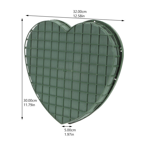 Forma Corazón Esponja Floral Para Arreglos Flores Bodas 1