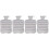 4 Unidades Funda Lavable Para Bolsa Enchufable 2000 Ml 4