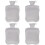 4 Unidades Funda Lavable Para Bolsa Enchufable 2000 Ml 5