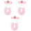 3 Juegos Collar Encaje Para Accesorios Cosplay 5